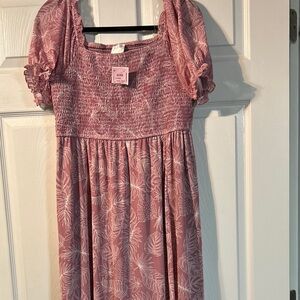 Pink Floral Siren Lily Maternity maxi dress